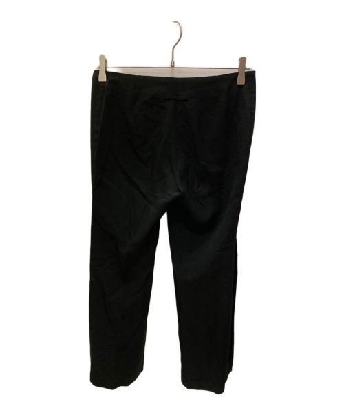 Jean Paul Gaultier FEMME（ジャンポールゴルチエ フェム）Jean Paul Gaultier FEMME (ジャンポールゴルチェフェム) フレアスリットパンツ ブラック サイズ:42の古着・服飾アイテム