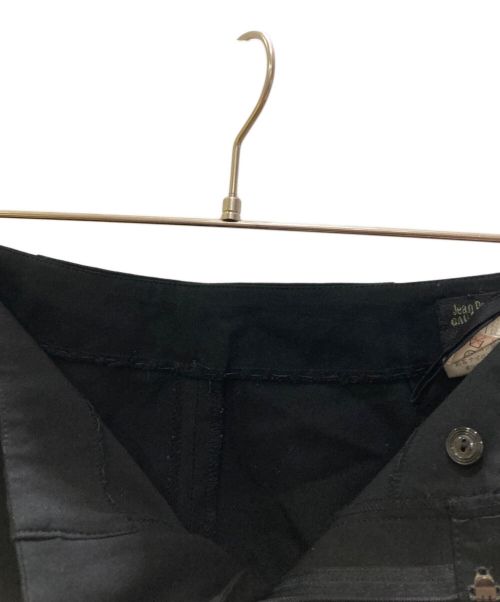 Jean Paul Gaultier FEMME（ジャンポールゴルチエ フェム）Jean Paul Gaultier FEMME (ジャンポールゴルチェフェム) フレアスリットパンツ ブラック サイズ:42の古着・服飾アイテム