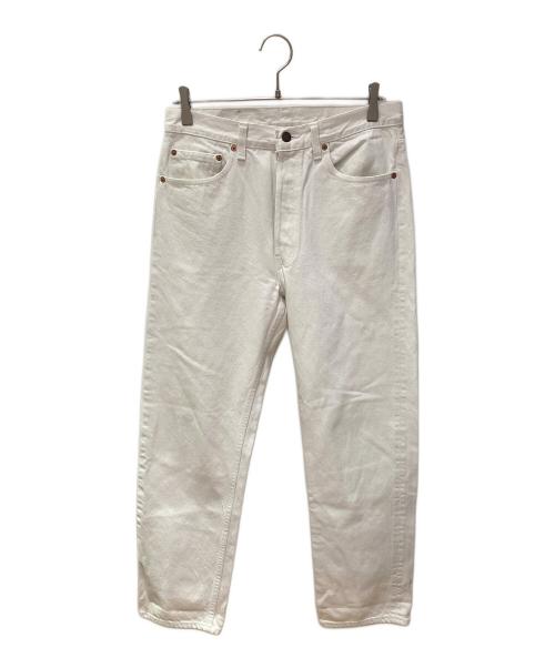 LEVI'S（リーバイス）LEVI'S (リーバイス) 古着501ホワイトデニム ホワイト サイズ:実寸W78cm股下74cmの古着・服飾アイテム