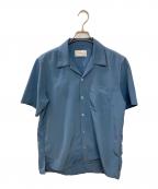 STUDIOUSステュディオス）の古着「オープンカラーシャツ」｜ブルー