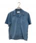 STUDIOUS（ステュディオス）の古着「オープンカラーシャツ」｜ブルー