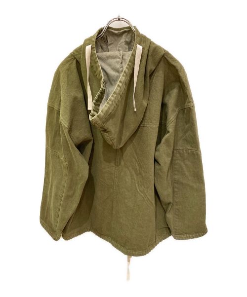 HOUSTON（ヒューストン）HOUSTON (ヒューストン) GREEN DENIM SMOCK グリーン サイズ:Mの古着・服飾アイテム