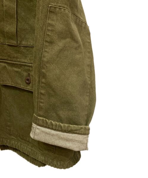 HOUSTON（ヒューストン）HOUSTON (ヒューストン) GREEN DENIM SMOCK グリーン サイズ:Mの古着・服飾アイテム