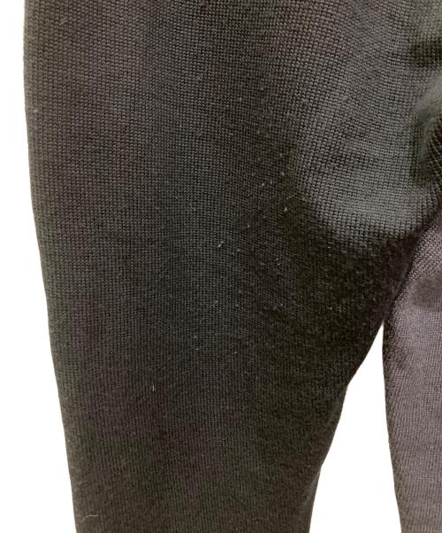 1piu1uguale3（ウノピュウノウグァーレトレ）1piu1uguale3 (ウノピュウノウグァーレトレ) ニットパンツ ブラック サイズ:4の古着・服飾アイテム