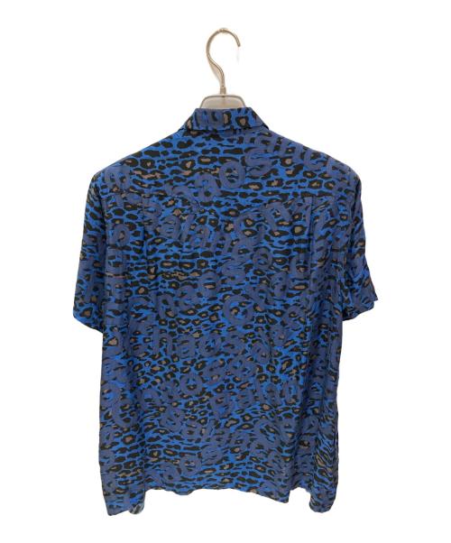 UNDERCOVER（アンダーカバー）UNDERCOVER (アンダーカバー) 豹柄ウエスタンシャツ ブルー サイズ:2の古着・服飾アイテム