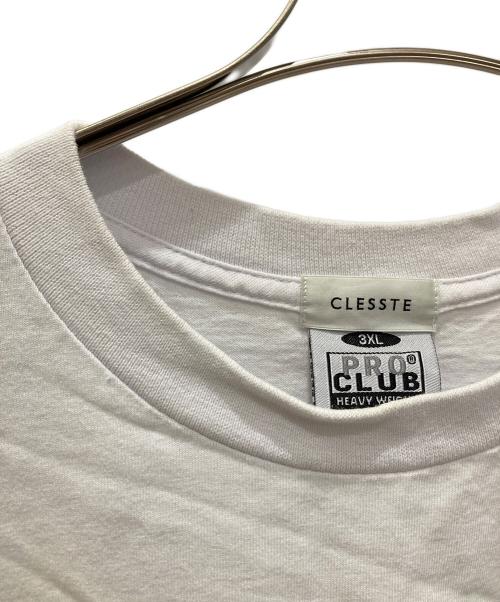 CLESSTE（クレスト）CLESSTE (クレスト) PROCLUB (プロクラブ) “LESS” MASSIVE T-SHIRT ホワイト サイズ:3XLの古着・服飾アイテム