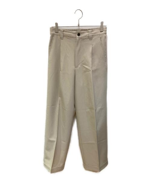 MAISON SPECIAL（メゾンスペシャル）MAISON SPECIAL (メゾンスペシャル) シャンブレースタプレワイドパンツ ベージュ サイズ:00の古着・服飾アイテム