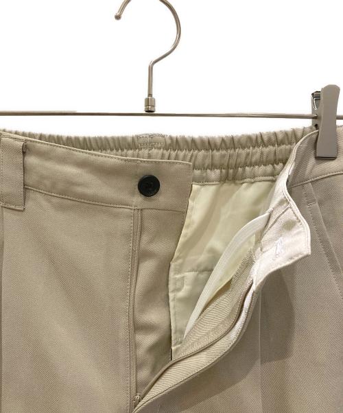 MAISON SPECIAL（メゾンスペシャル）MAISON SPECIAL (メゾンスペシャル) シャンブレースタプレワイドパンツ ベージュ サイズ:00の古着・服飾アイテム