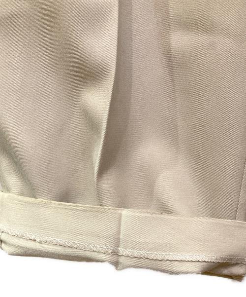 MAISON SPECIAL（メゾンスペシャル）MAISON SPECIAL (メゾンスペシャル) シャンブレースタプレワイドパンツ ベージュ サイズ:00の古着・服飾アイテム