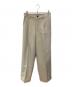 MAISON SPECIAL（メゾンスペシャル）の古着「シャンブレースタプレワイドパンツ」｜ベージュ