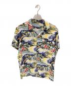 Schottショット）の古着「アロハシャツ」｜ブルー×イエロー