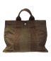 HERMES (エルメス) ハンドバッグ ブラウン：14000円