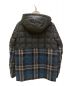 MONCLER GAMME BLEU (モンクレール ガム ブルー) ウール切替ダウンジャケット ネイビー：42000円