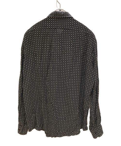 CELINE（セリーヌ）CELINE (セリーヌ) ドット総柄シャツ ブラック サイズ:40の古着・服飾アイテム
