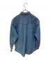 Eddie Bauer (エディーバウアー) 古着ダブルフラップポケットデニムシャツ インディゴ サイズ:M：4000円