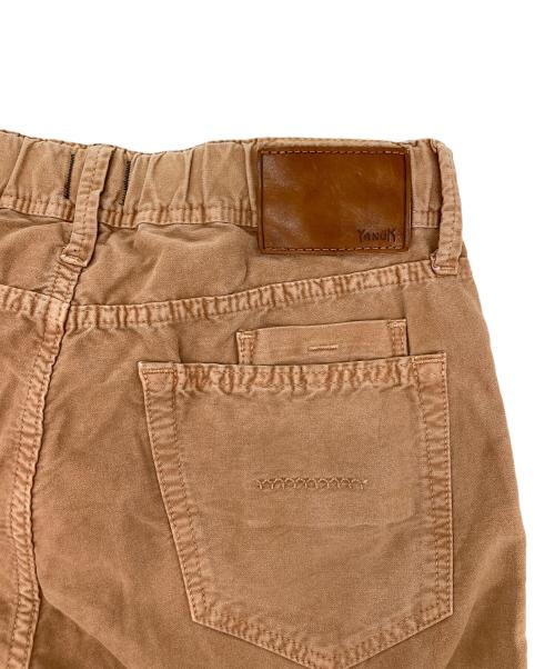 YANUK（ヤヌーク）YANUK (ヤヌーク) イージーパンツ ブラウン サイズ:Mの古着・服飾アイテム