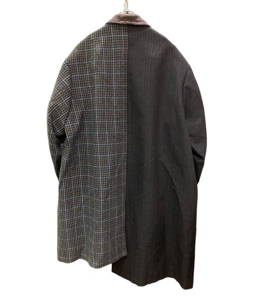 KOLOR（カラー）KOLOR (カラー) ドッキングチェスターコート ネイビー サイズ:2の古着・服飾アイテム