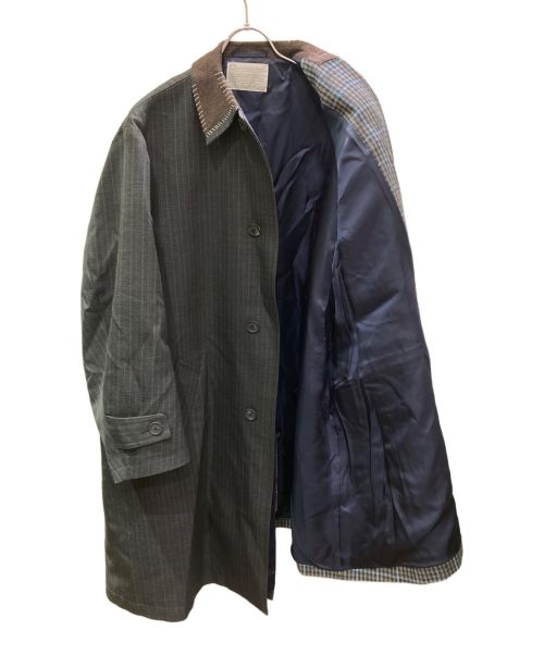 KOLOR（カラー）KOLOR (カラー) ドッキングチェスターコート ネイビー サイズ:2の古着・服飾アイテム