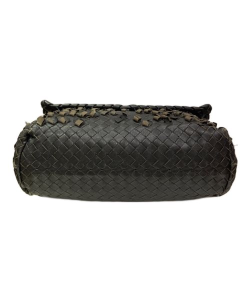 BOTTEGA VENETA（ボッテガベネタ）BOTTEGA VENETA (ボッテガベネタ) ハンドバッグ ダークブラウンの古着・服飾アイテム