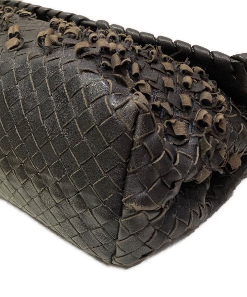 BOTTEGA VENETA（ボッテガベネタ）BOTTEGA VENETA (ボッテガベネタ) ハンドバッグ ダークブラウンの古着・服飾アイテム