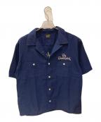 TENDERLOINテンダーロイン）の古着「半袖シャツ」｜ネイビー