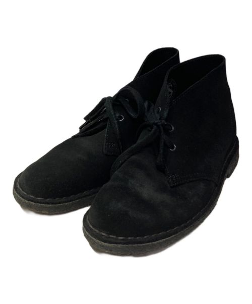 CLARKS（クラークス）CLARKS (クラークス) チャッカーブーツ ブラック サイズ:24.5の古着・服飾アイテム