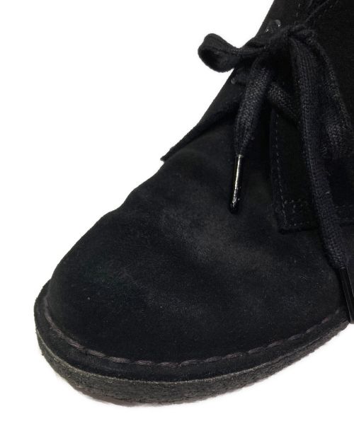 CLARKS（クラークス）CLARKS (クラークス) チャッカーブーツ ブラック サイズ:24.5の古着・服飾アイテム