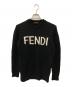FENDI（フェンディ）の古着「フロントロゴニット」｜ブラック