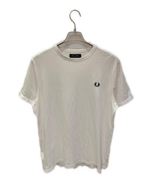 FRED PERRY（フレッドペリー）FRED PERRY (フレッドペリー) Tシャツ ホワイト サイズ:Lの古着・服飾アイテム