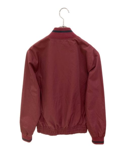 FRED PERRY（フレッドペリー）FRED PERRY (フレッドペリー) リブノーカラーブルゾン ボルドー サイズ:36の古着・服飾アイテム