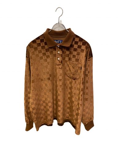 BOTT ボット Button Down ニット 長袖ポロシャツ BoTT / BUTTON DOWN KNIT POLO / NAVY | Sophomore