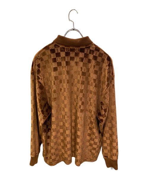 BoTT（ボット）BoTT (ボット) 長袖ポロシャツ ブラウン サイズ:XLの古着・服飾アイテム