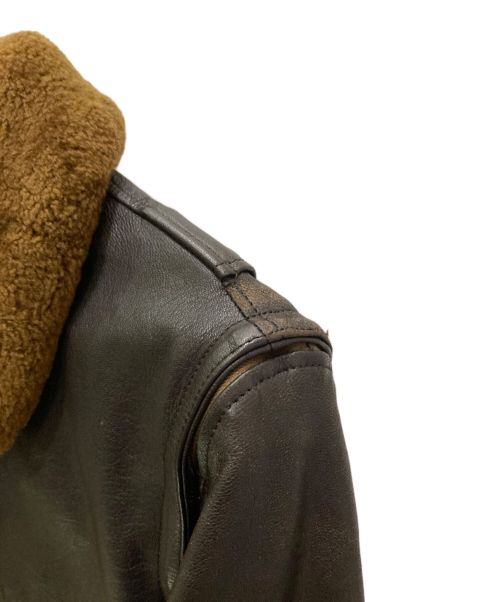 MARKA black label（マーカ ブラックレーベル）MARKA black label (マーカ ブラックレーベル) ディタッチャブルレザージャケット ブラウン サイズ:2の古着・服飾アイテム