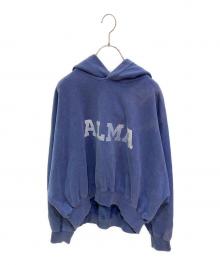 R JUBILEE×IENA（アールジュビリー×イエナ）の古着「別注ALMAプリントスウェットパーカー」｜ブルー