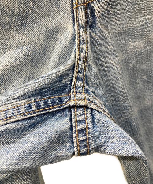 SSZ（エスエスズィー）SSZ (エスエスズィー) ジップデザインデニムパンツ ブルー サイズ:Sの古着・服飾アイテム