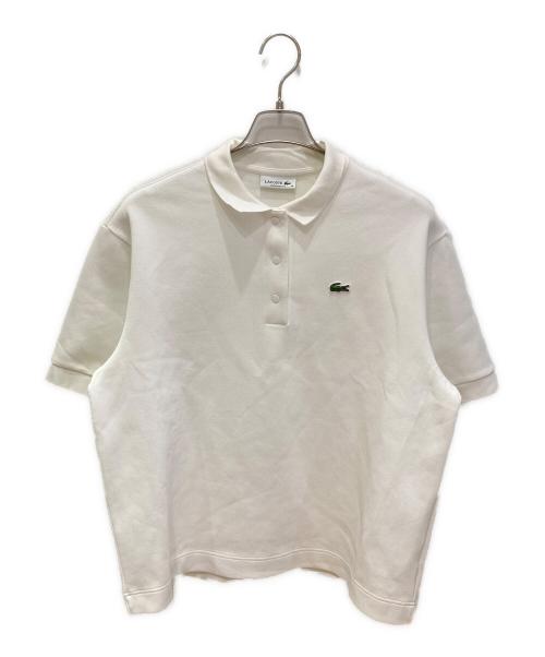 LACOSTE（ラコステ）LACOSTE (ラコステ) ポロシャツ ホワイト サイズ:38の古着・服飾アイテム
