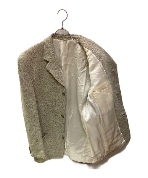 VERSACE JEANS COUTURE（ヴェルサーチ ジーンズクチュール）VERSACE JEANS COUTURE (ヴェルサーチ ジーンズクチュール) メデューサボタン3Bテーラードジャケット アイボリー サイズ:48の古着・服飾アイテム