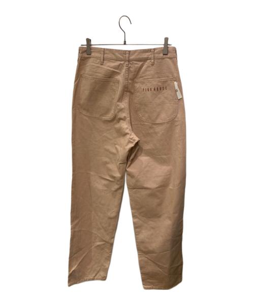 PINK HOUSE（ピンクハウス）PINK HOUSE (ピンクハウス) ロゴ犬刺繍チノパン ピンク サイズ:Lの古着・服飾アイテム