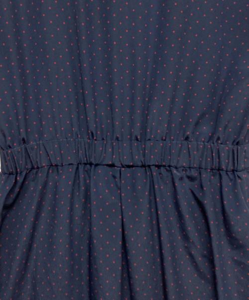 INTIMITE（アンティミテ）iNtimite (アンティミテ) ノースリーブワンピース ネイビー サイズ:Ｓの古着・服飾アイテム