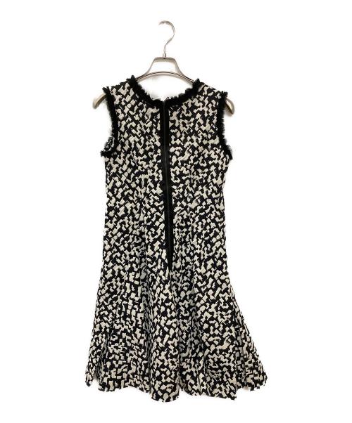 LANVIN en Bleu（ランバンオンブルー）LANVIN en Bleu (ランバンオンブルー) ワンピース ブラック サイズ:38 未使用品の古着・服飾アイテム