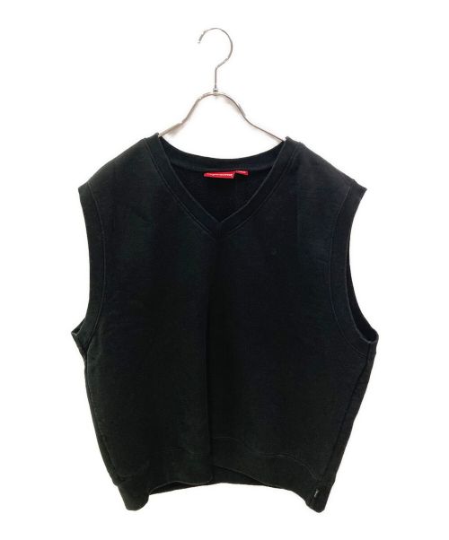 SUPREME（シュプリーム）SUPREME (シュプリーム) sweatshirt vest ブラック サイズ:Lの古着・服飾アイテム