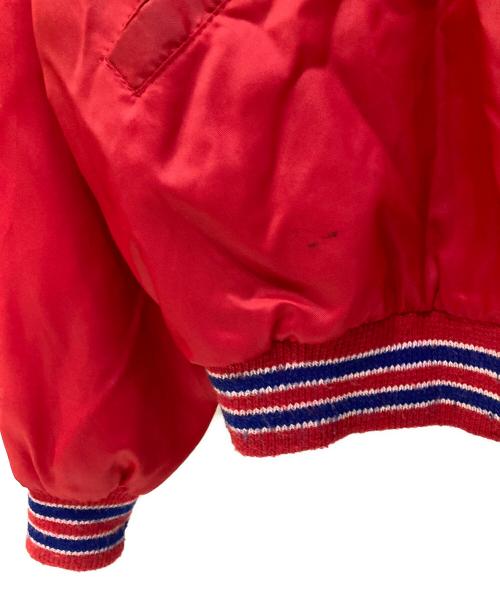 butwin（バトウィン）butwin (バトウィン) ヴィンテージスタジャン レッド サイズ:Mの古着・服飾アイテム