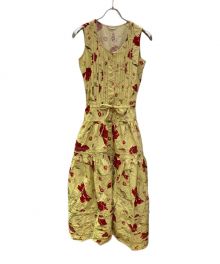 KANEKO ISAO（カネコ イサオ）の古着「ノースリーブワンピース」｜イエロー