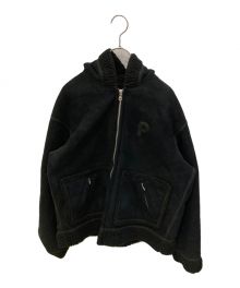 PINK HOUSE（ピンクハウス）の古着「フェイクムートンジャケット」｜ブラック