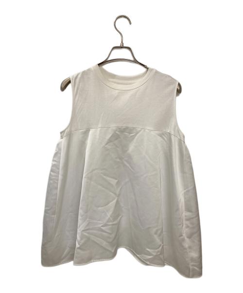 Heve（ヘイヴ）Heve (ヘイヴ) レディバグノースリーブトップス ホワイト サイズ:FREEの古着・服飾アイテム