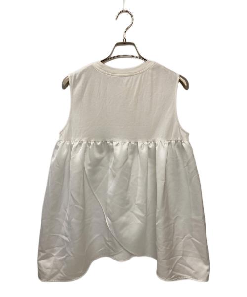 Heve（ヘイヴ）Heve (ヘイヴ) レディバグノースリーブトップス ホワイト サイズ:FREEの古着・服飾アイテム