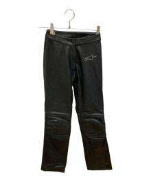 Alpinestars（アルパインスターズ）の古着「レザーレーシングパンツ」｜ブラック