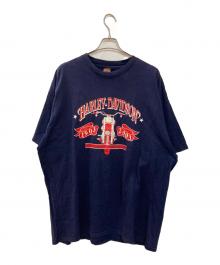 HARLEY-DAVIDSON（ハーレーダビッドソン）の古着「プリントTシャツ」｜ネイビー