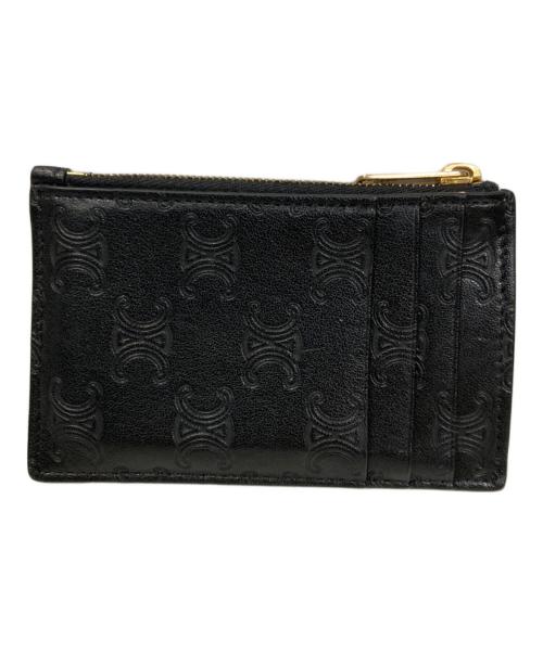 CELINE（セリーヌ）CELINE (セリーヌ) トリオンフカードケース ブラックの古着・服飾アイテム