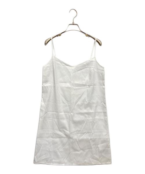 FRAY ID（フレイ アイディー）FRAY ID (フレイ アイディー) ボリュームスリーブシャツワンピ ホワイト サイズ:1の古着・服飾アイテム